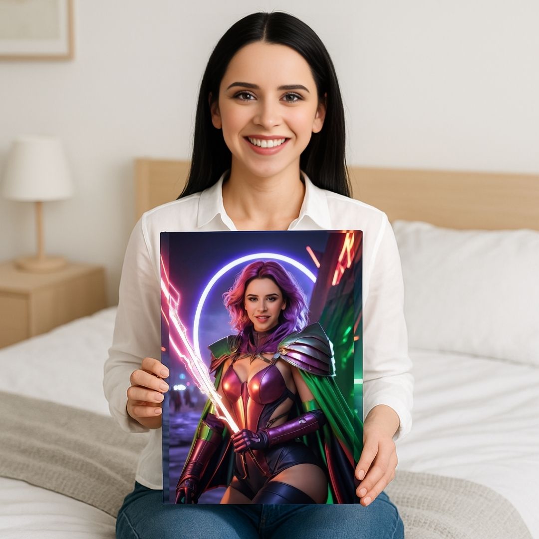 Queen of Voltage Light Portrait