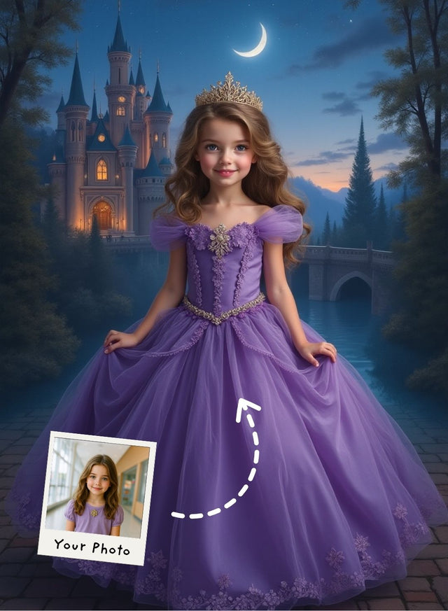Twilight Lavender Princess Portrait