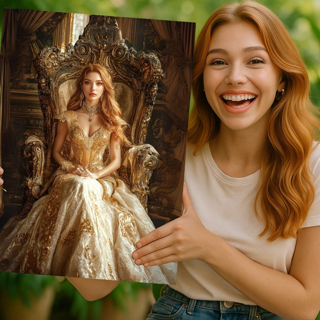 Gold Queen Portrait