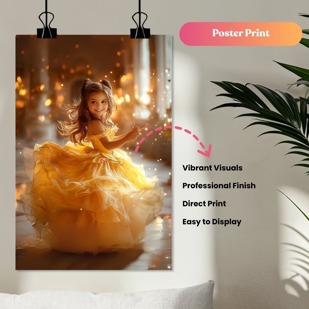 The Golden Belle of the Ballroom Portrait