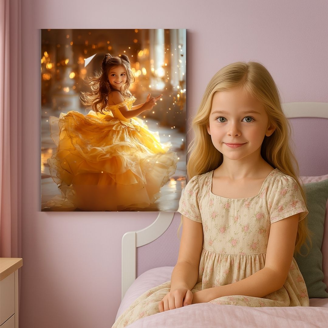 The Golden Belle of the Ballroom Portrait