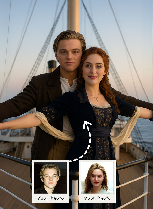 Titanic Couple Portrait