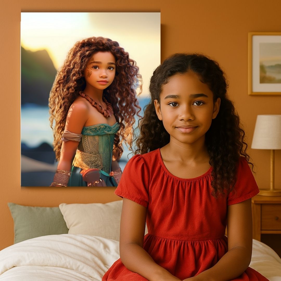 Island Warrior Princess Portrait