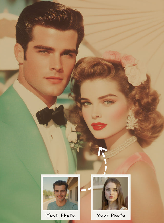 Vintage Couple Portrait