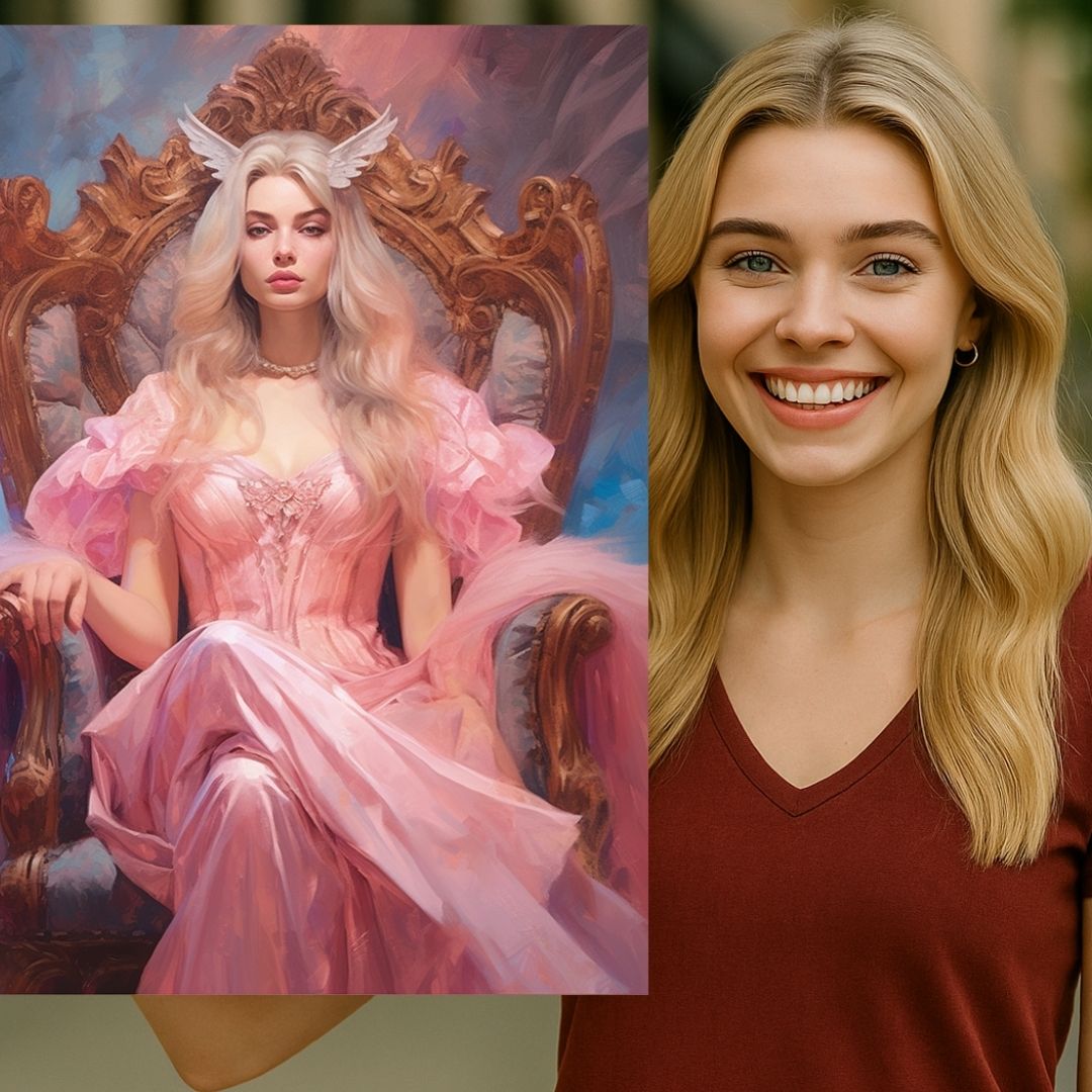 Dreamy Unicorn Princess Portrait