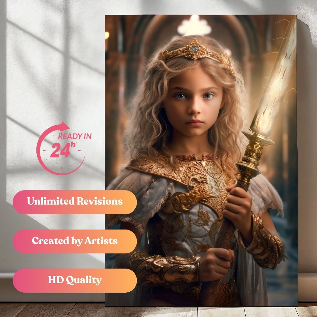 Warrior Princess of Light Portrait