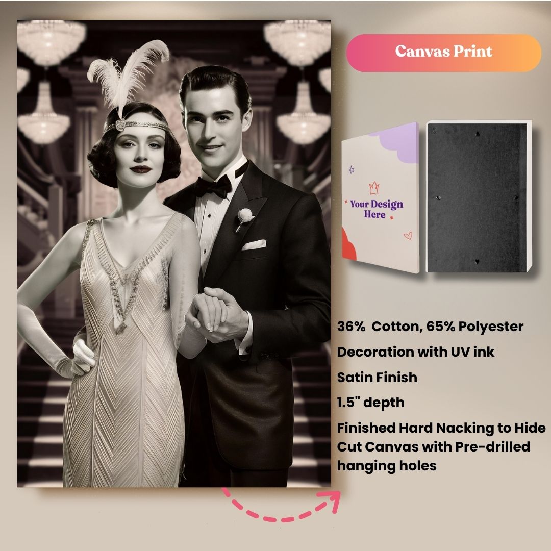 The Great Gatsby Couple Portrait