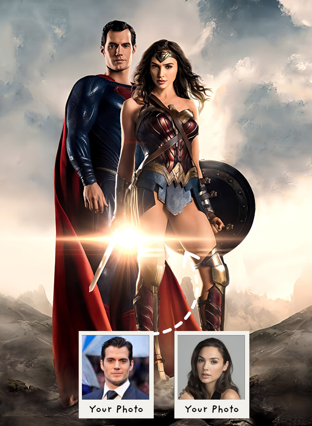 Super Wonder Couple Portrait