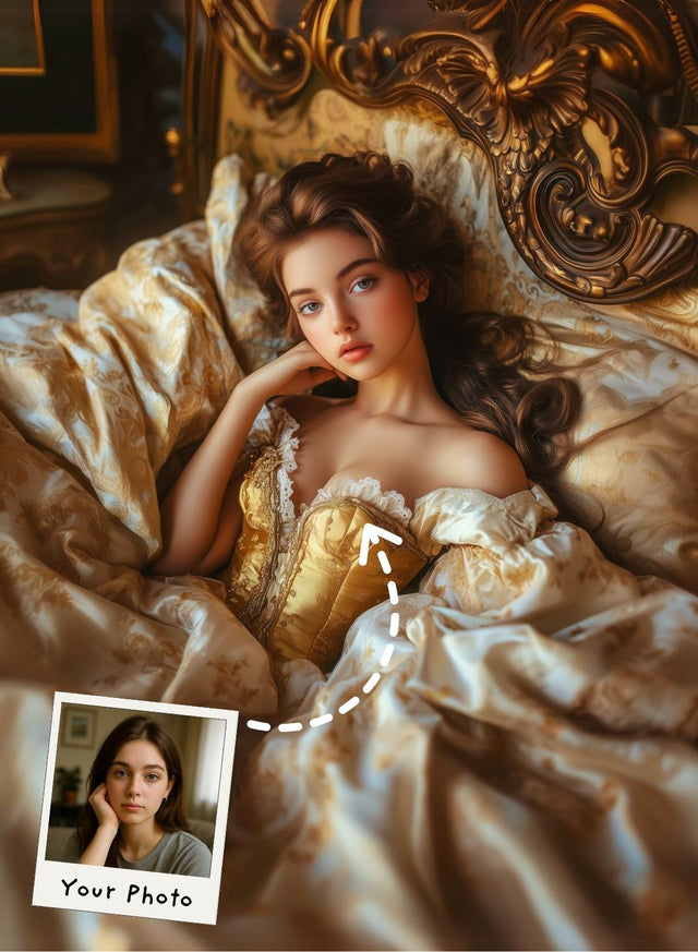 Golden Belle Princess Portrait