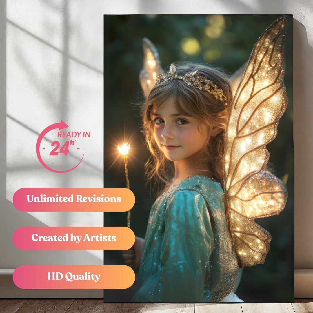 Enchanted Forest Fairy Portrait