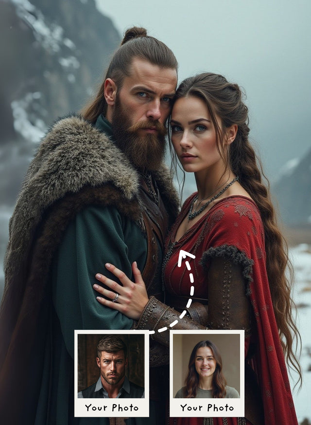 The Eternal Winter Couple Portrait