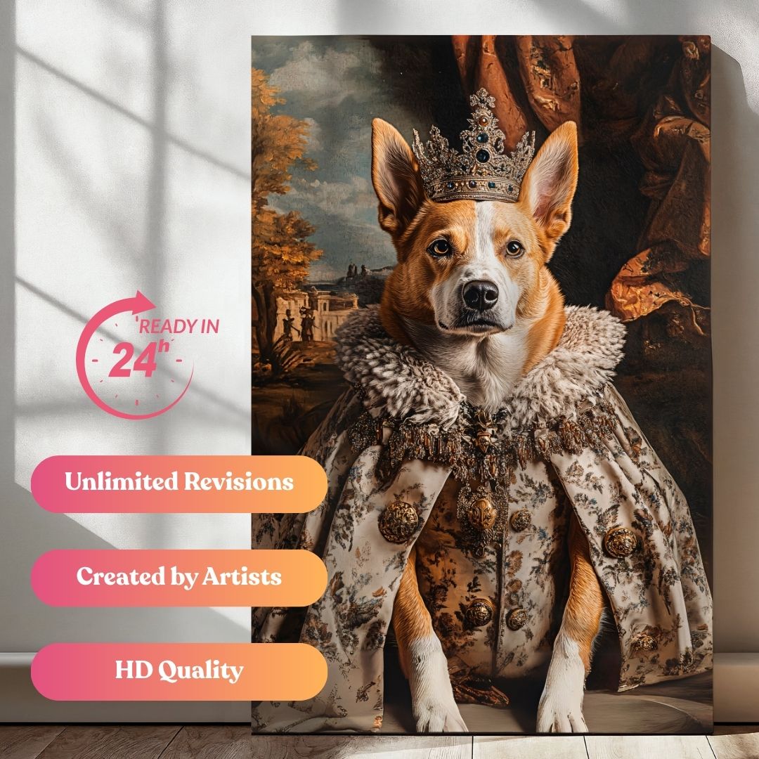 Majestic Sovereign of Silken Paws Portrait