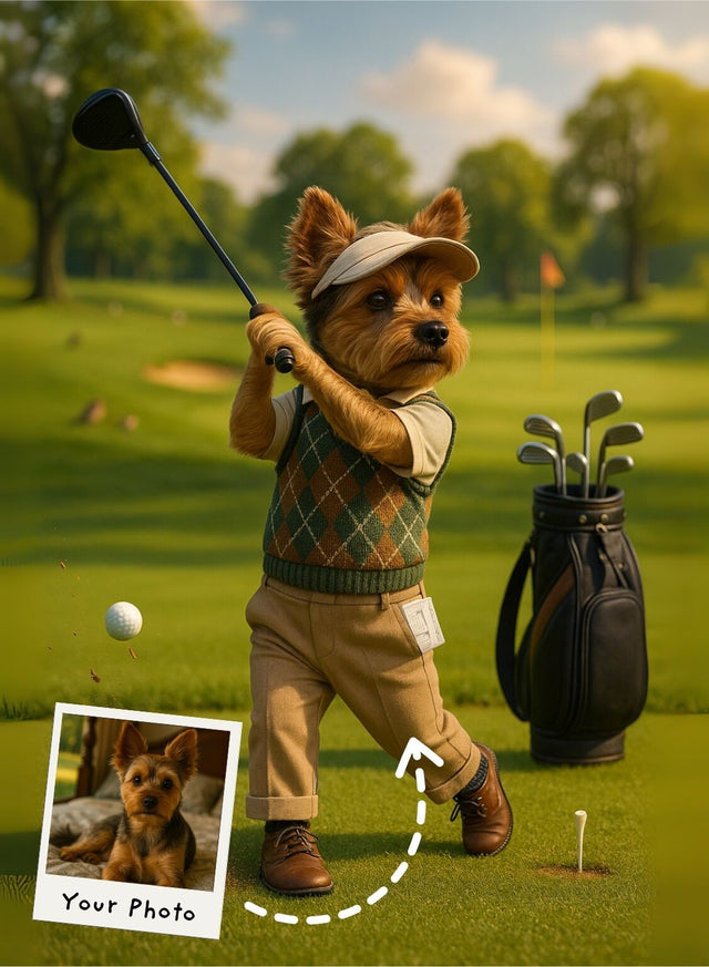 Pawfect Swing Portrait