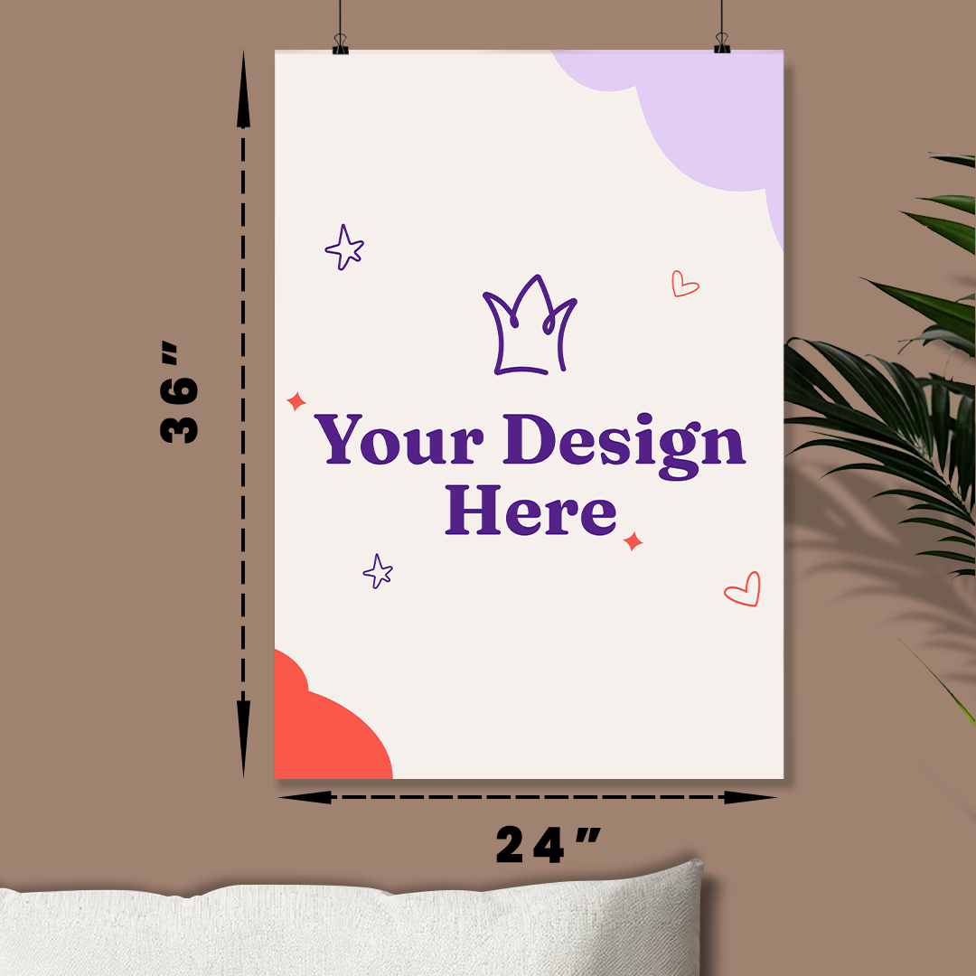 Portrait Print Upgrade: Canvas or Poster