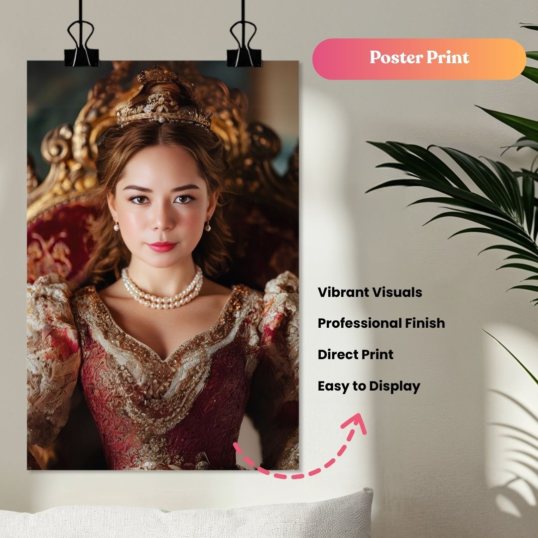 The Crimson Duchess Portrait