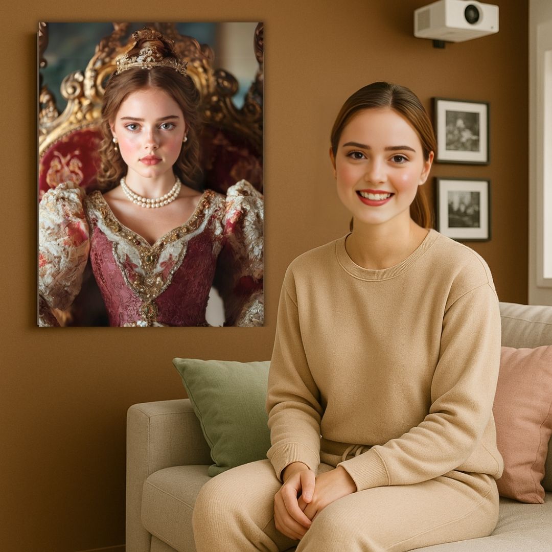 The Crimson Duchess Portrait