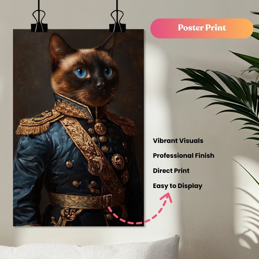 Commander Fluffington the Noble Portrait
