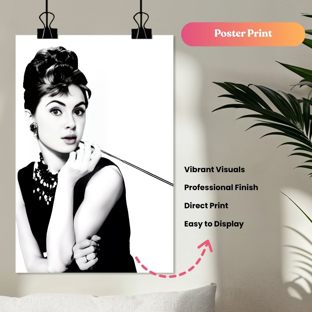 Retro Reverie Portrait