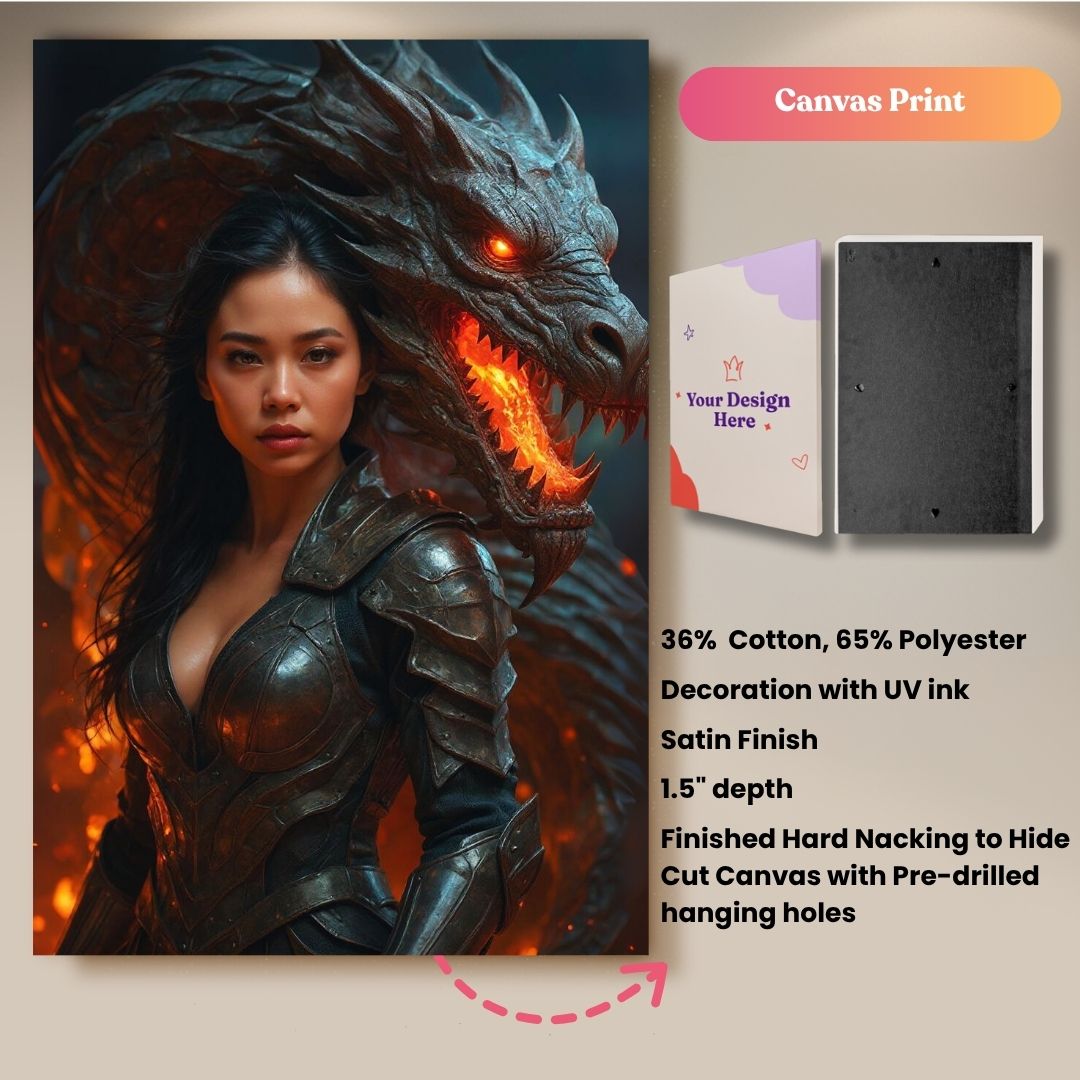 Flaming Dragon Heiress Portrait