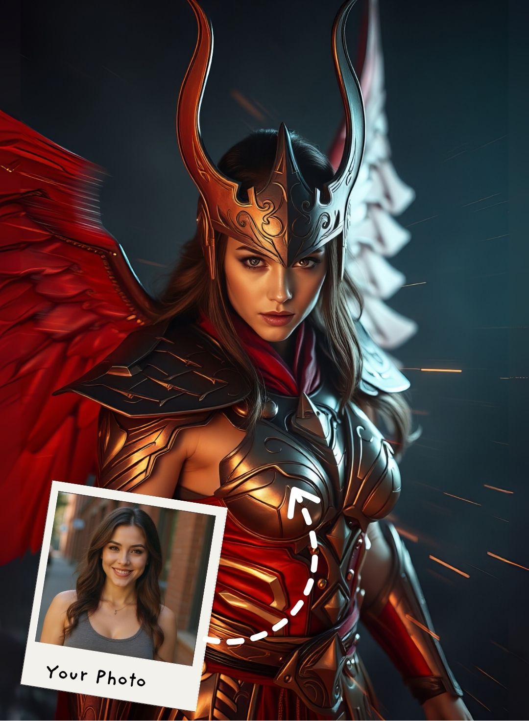 The Red Phoenix Portrait