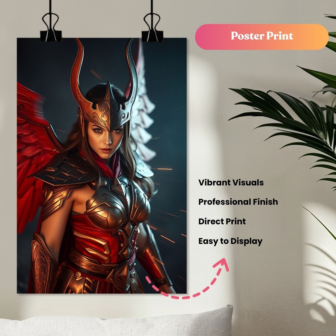 The Red Phoenix Portrait