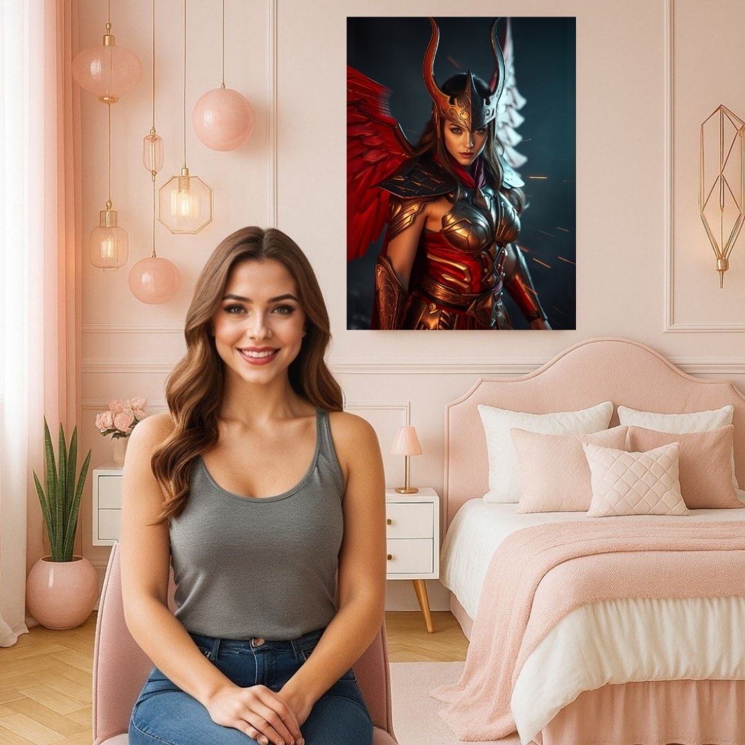The Red Phoenix Portrait