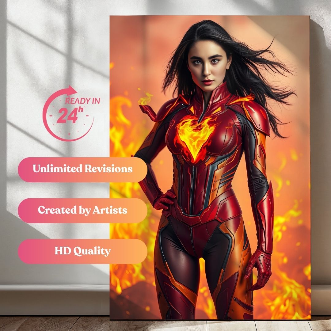 The Fire Girl Portrait