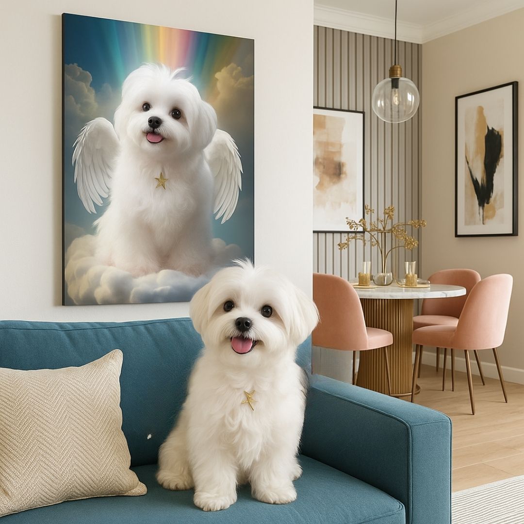 Rainbow Cloud Companions Portrait