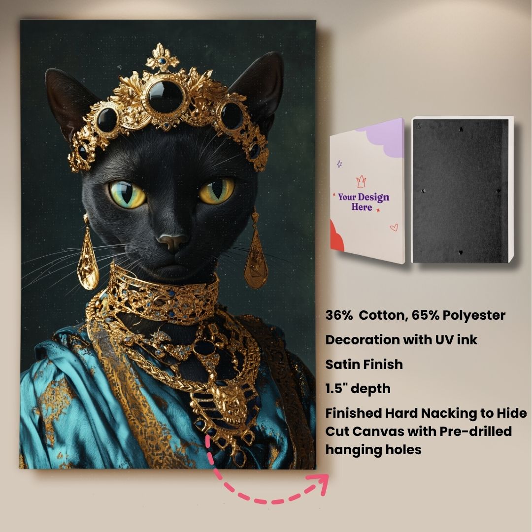 The Golden Fur Majesty Portrait