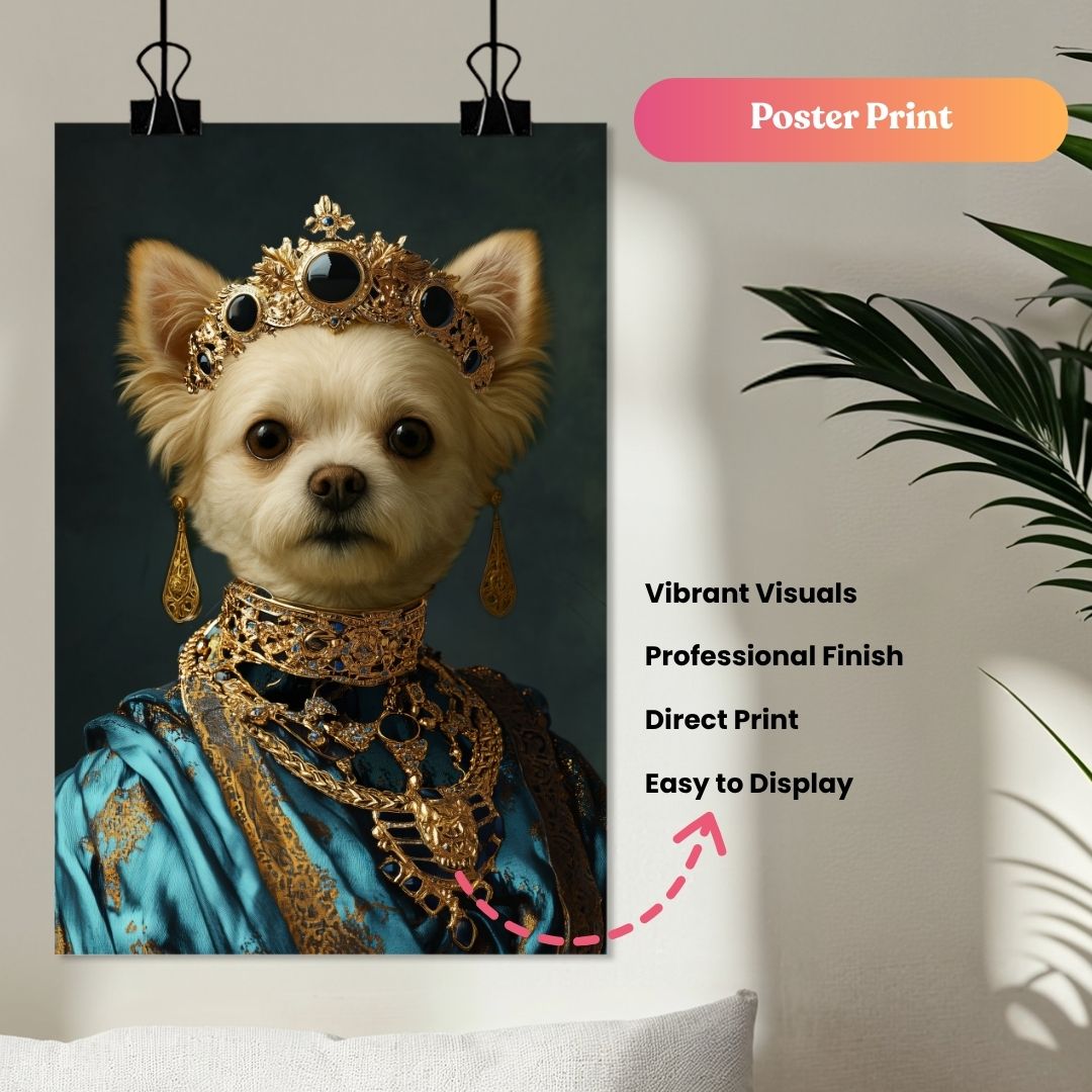 The Golden Fur Majesty Portrait