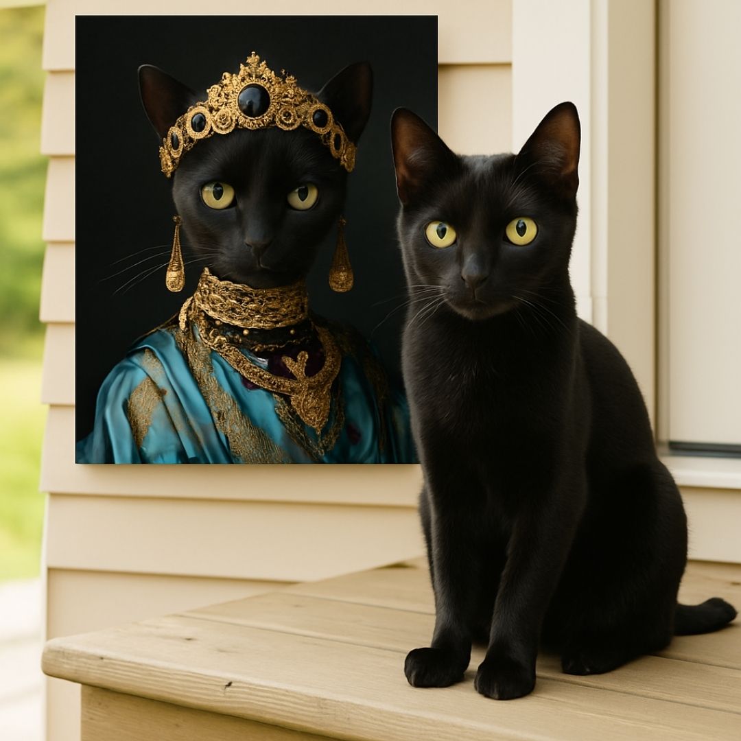 The Golden Fur Majesty Portrait