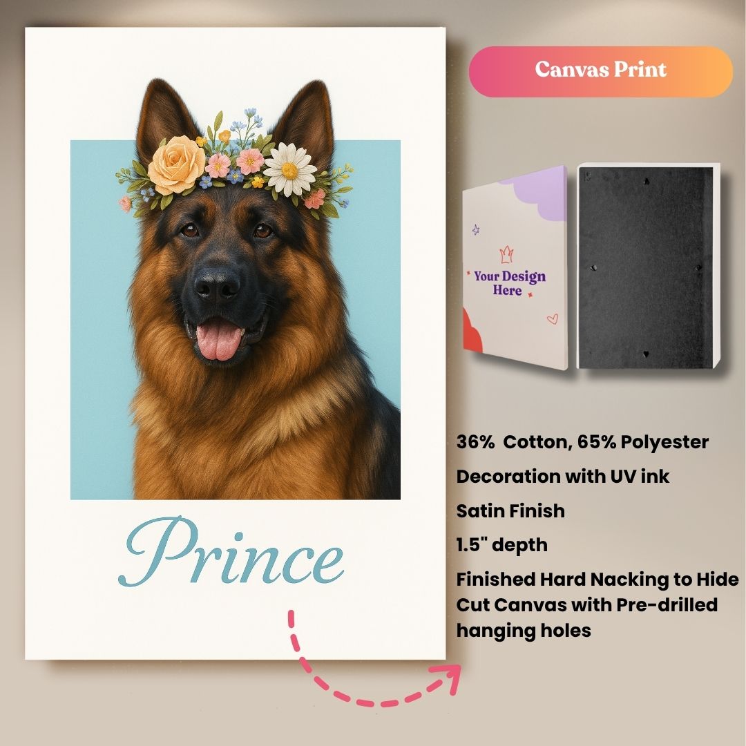 Pawssomely Bloom Portrait