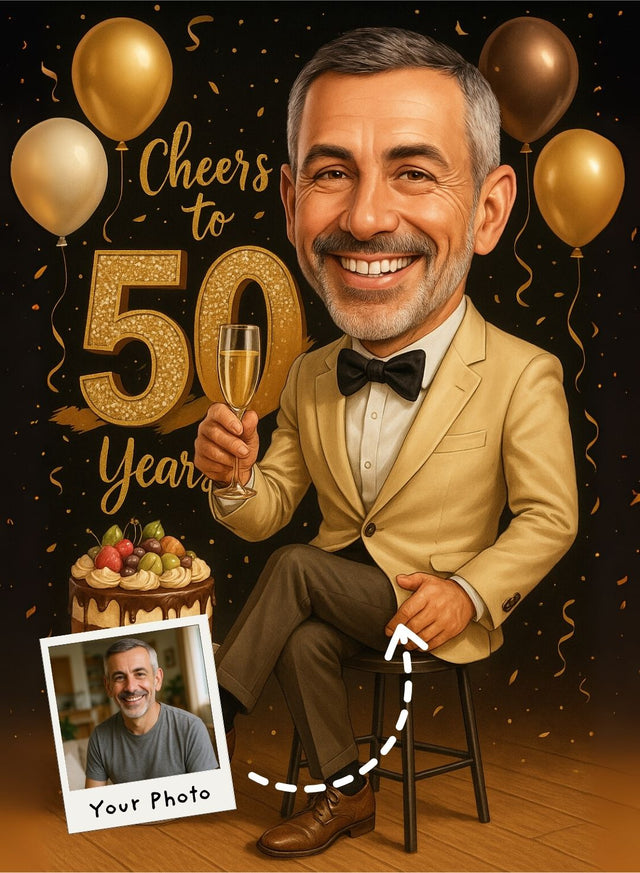 The Golden Celebration Portrait
