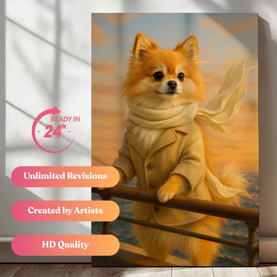 My Pet Will Go On Portrait