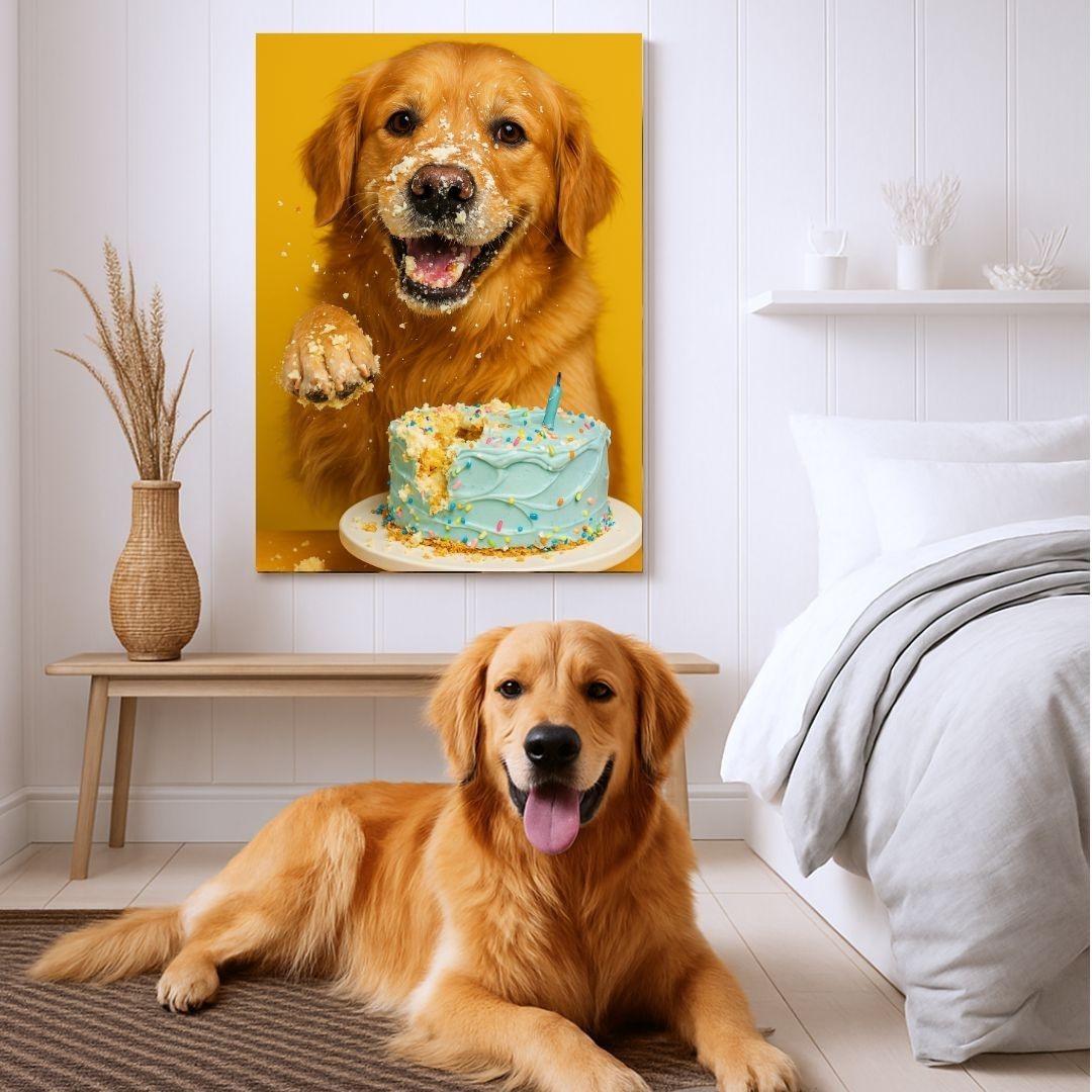 Pawty Cake Crasher Portrait