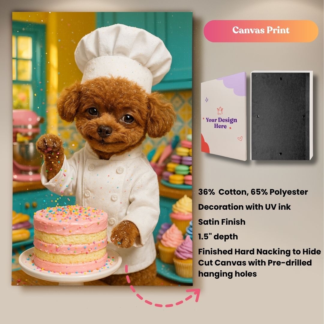 The Cake Pawfessor Portrait
