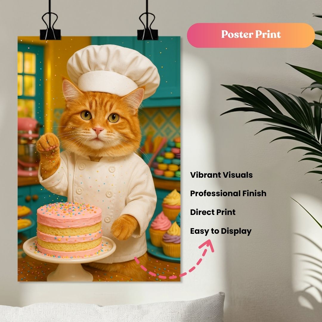 The Cake Pawfessor Portrait