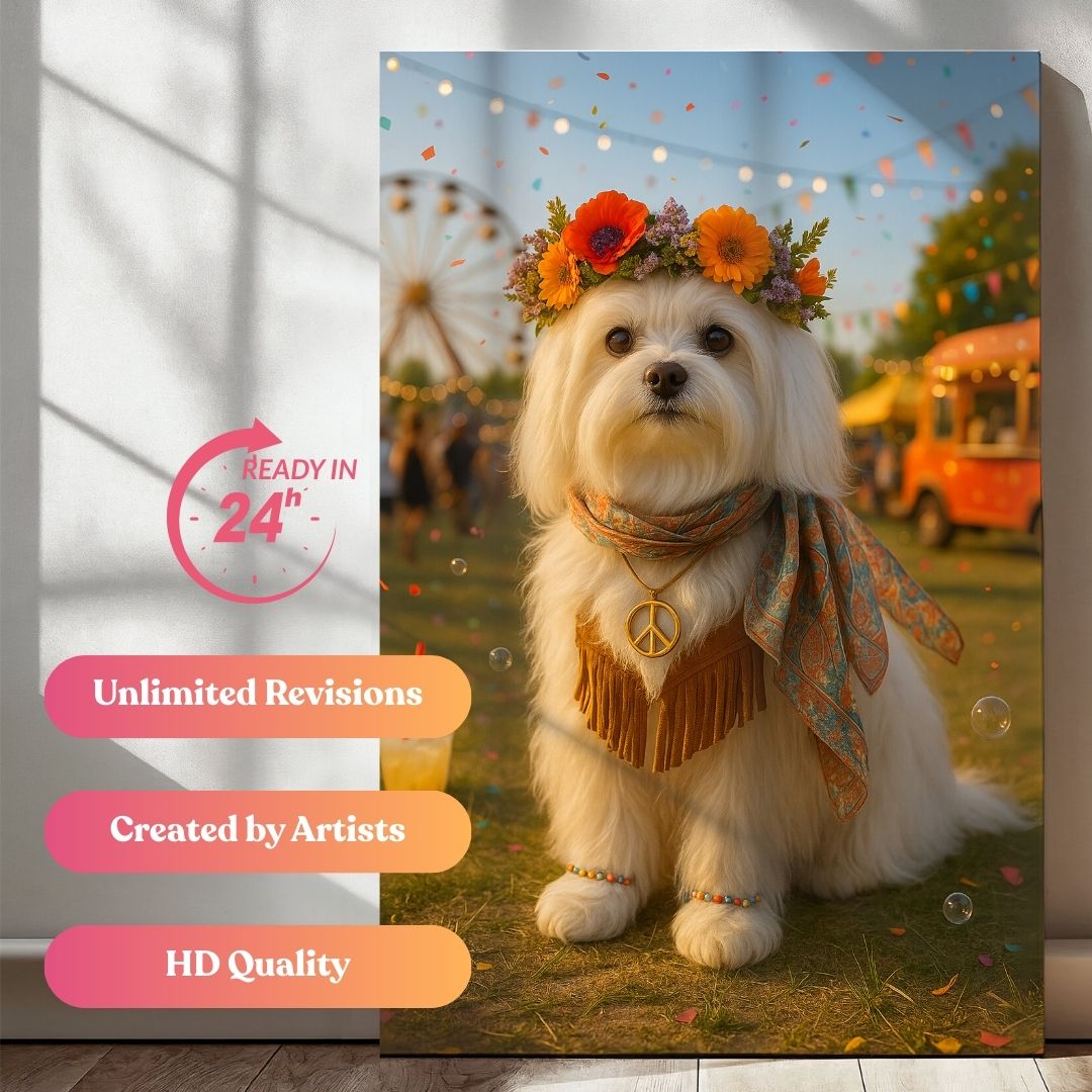 Pawchella Vibes Portrait
