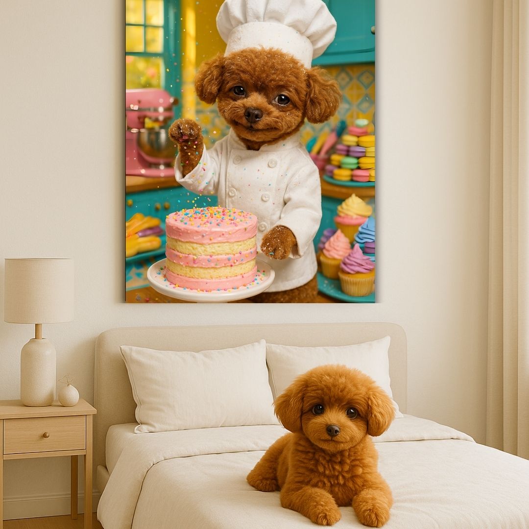 The Cake Pawfessor Portrait