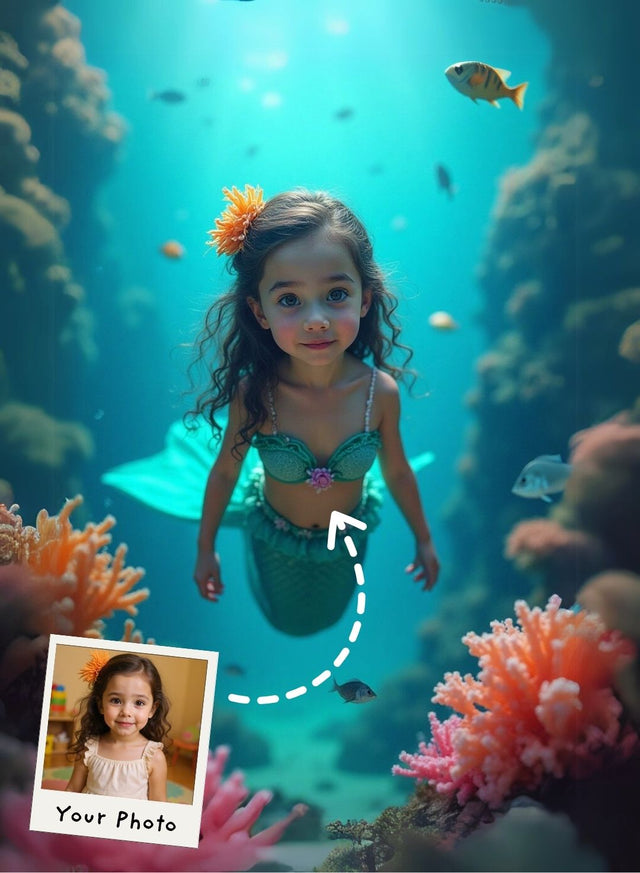 Little Mermaid Explorer Portrait