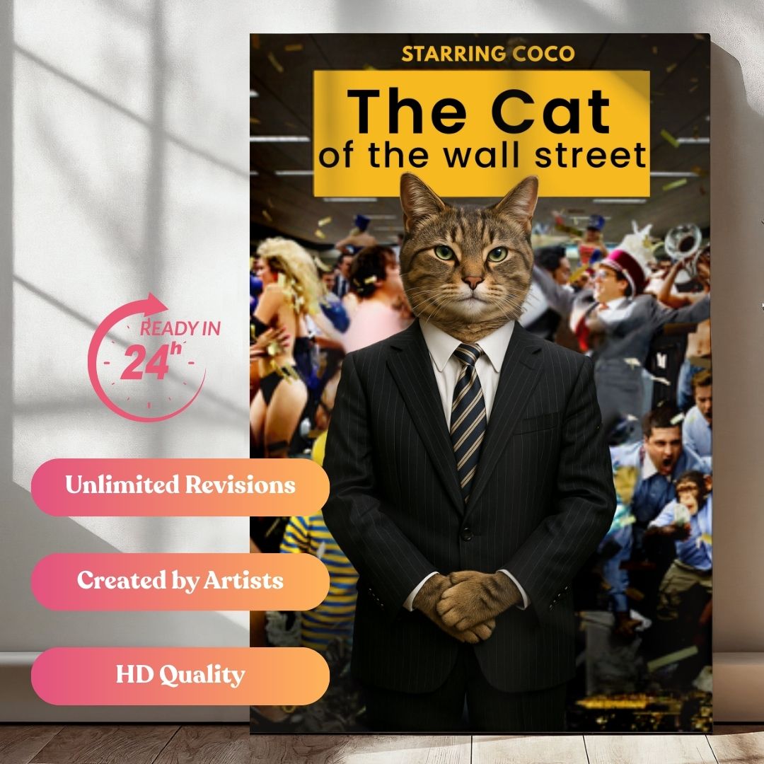 Paw of Wall Street Portrait