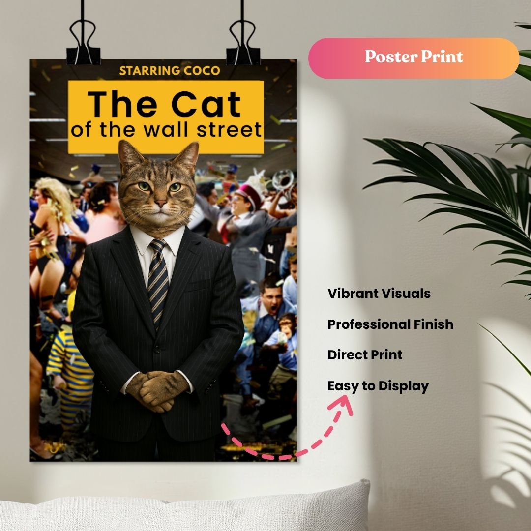 Paw of Wall Street Portrait