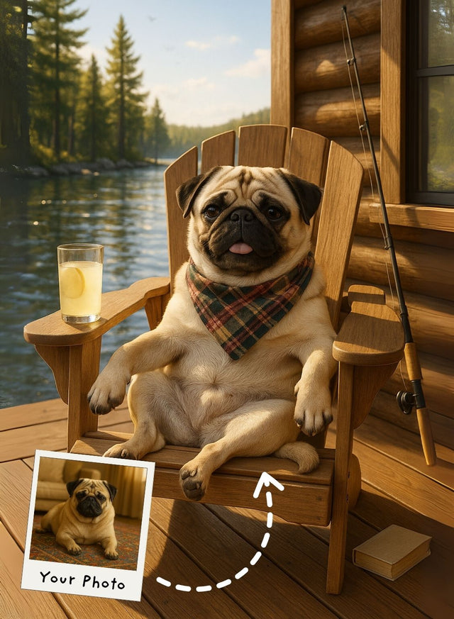 Paws & Splash Portrait