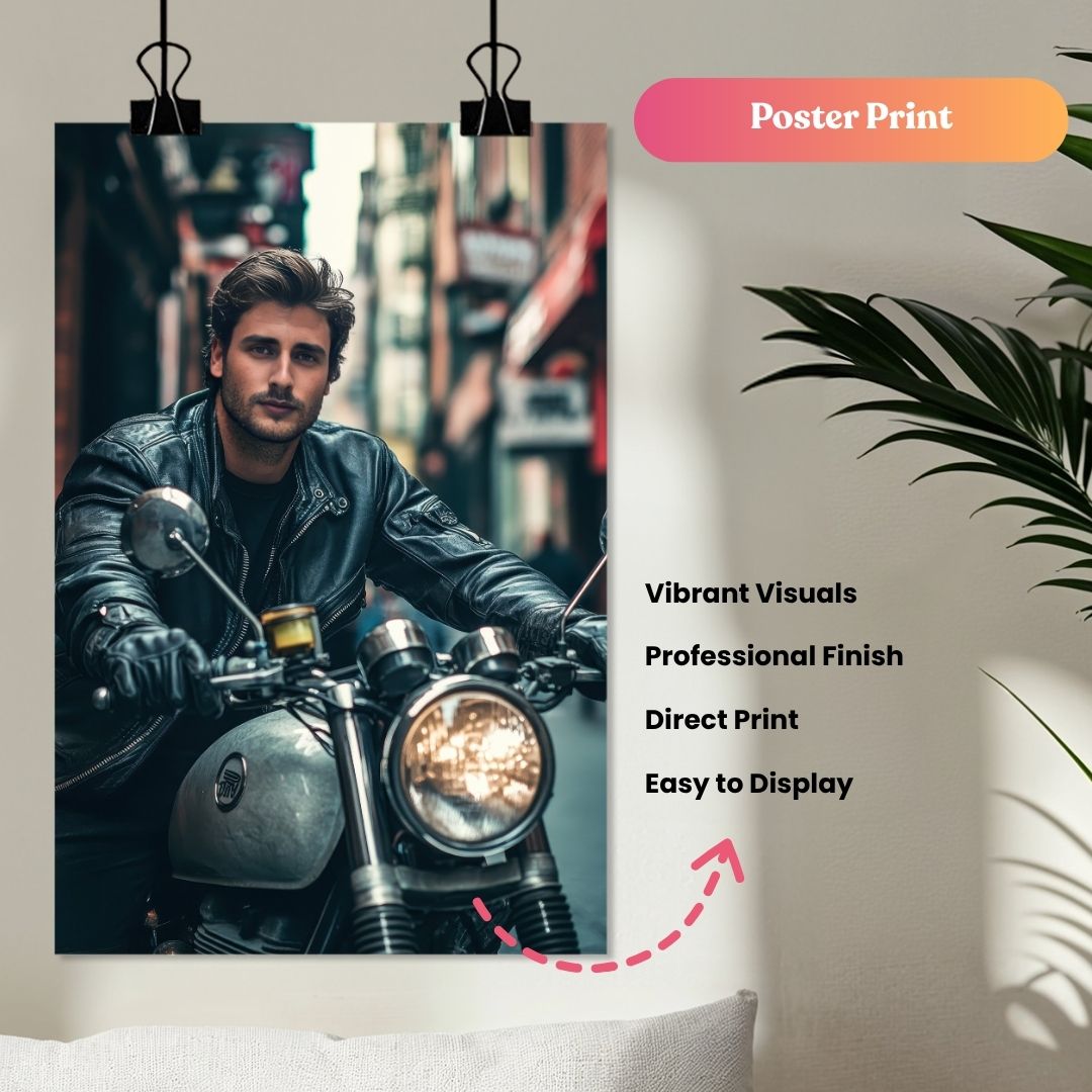 The Rider Man Portrait
