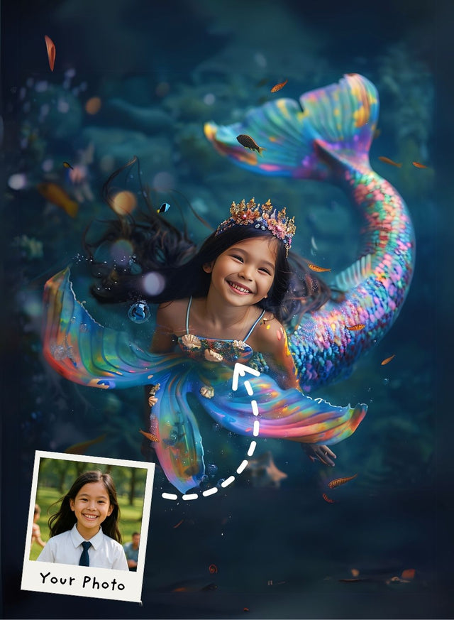 Rainbow Reef Princess Portrait