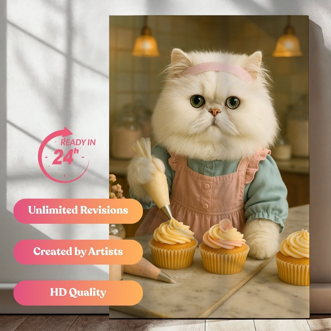 Paws & Pastries Portrait