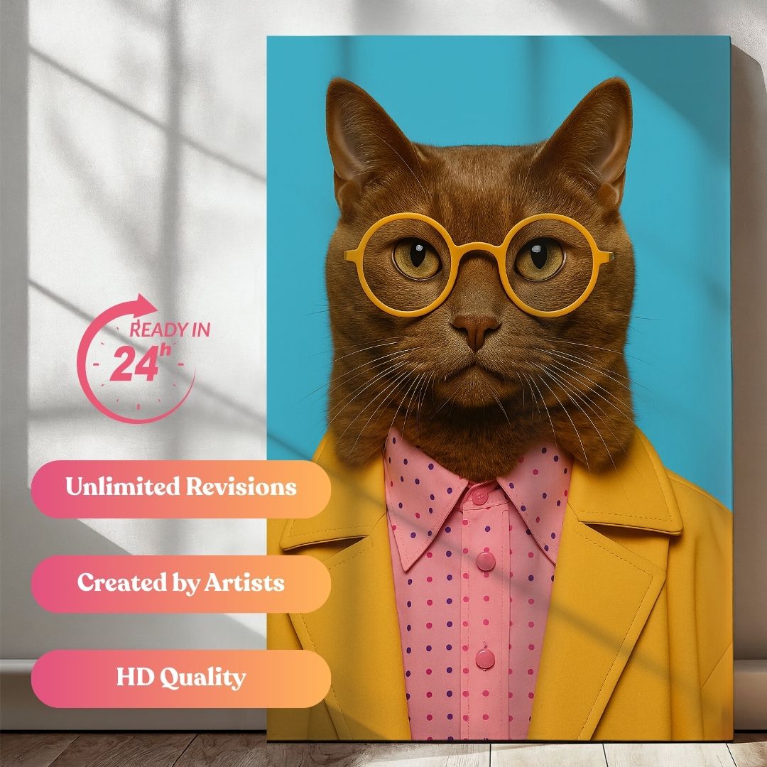 The Dapper Retro Ruff Portrait