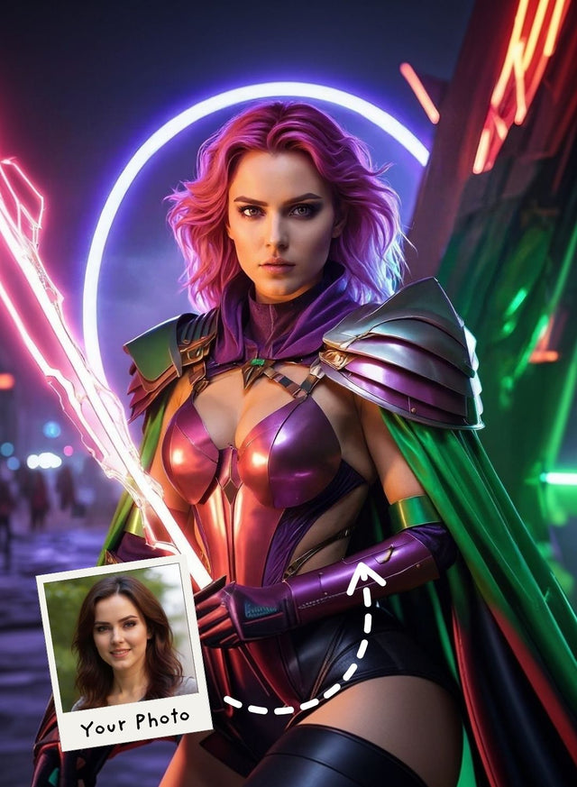 Queen of Voltage Light Portrait