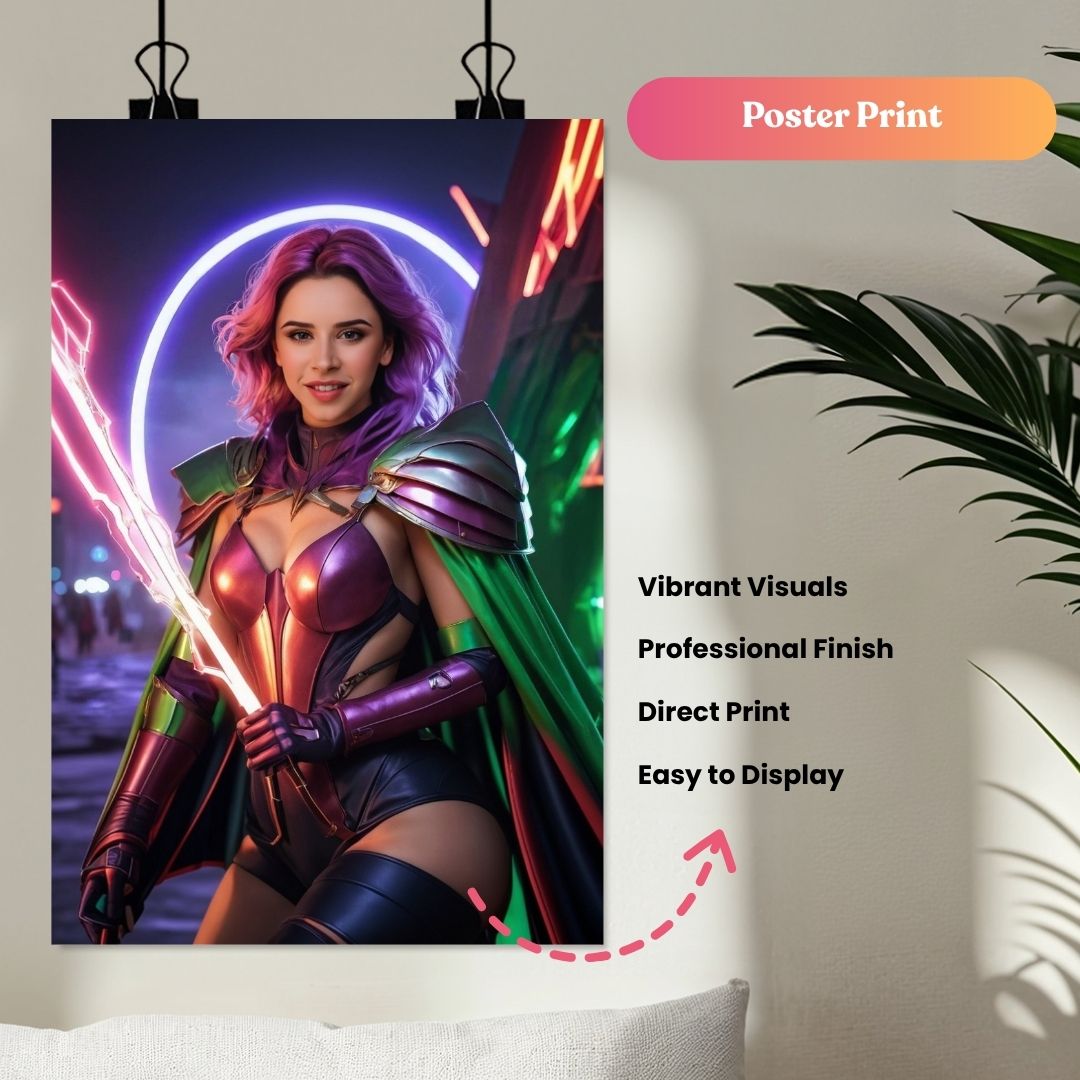 Queen of Voltage Light Portrait