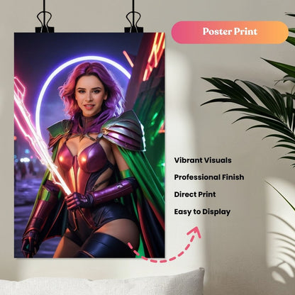 Queen of Voltage Light Portrait